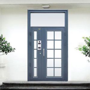 氟碳噴涂樓寓門(淺墨綠)