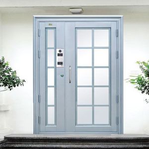 氟碳噴涂樓寓門(深銀灰)